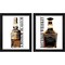 Scotch & Bourbon Whisky by Avery Tillmon, 2 Piece Black Framed Art Set